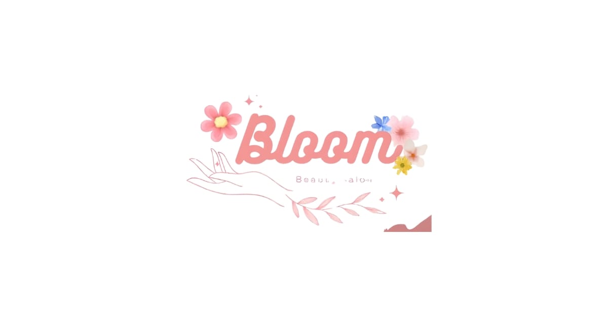 logo terbaru bloom beauty salon