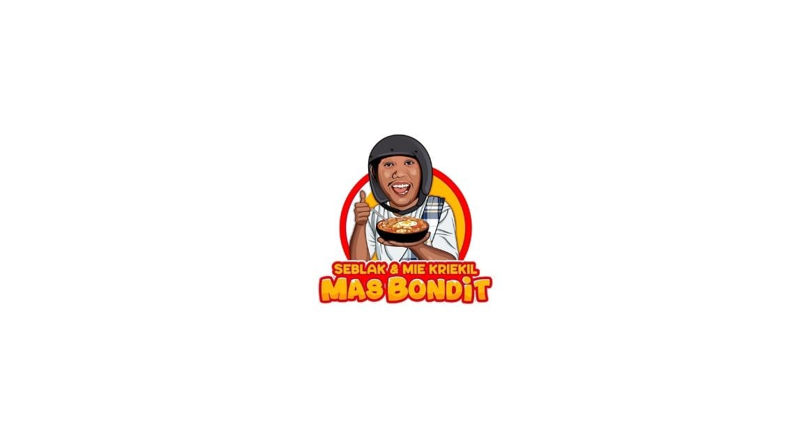 logo seblak mas bondit