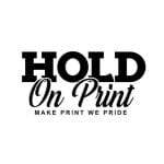 logo hold on print